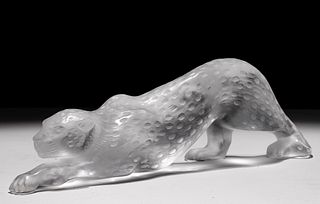 Lalique Crystal 'Zeila' Panther Figurine