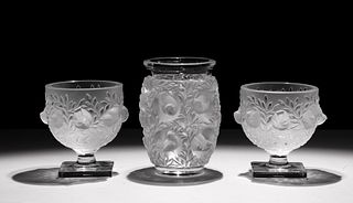 Lalique Crystal Bird Vase Assortment