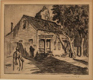 Christopher Murphy Jr., Witch Doctors House, Etching