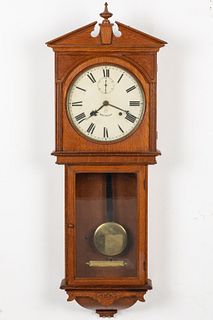 Seth Thomas Oak Wall Clock