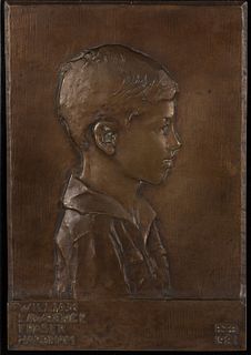 William Lawrence Fraser Hardham, Boy, Bronze, 1921