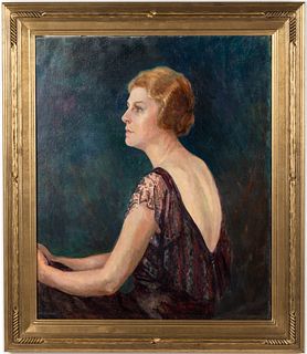 Anne Taylor Nash, Portrait of a Woman, O/C