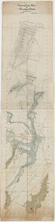 Hand Drawn Map of Meridian Road, Saannah, 1893