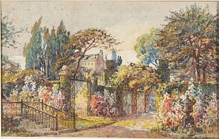 Unsigned, Garden #3, Watercolor