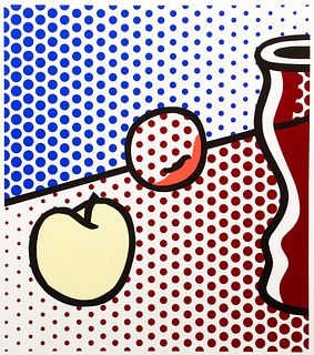 Roy Lichtenstein Still Life with Red Jar 1994 screenprint