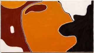 Freddy Timms 1994 painting  Dingo Dreaming