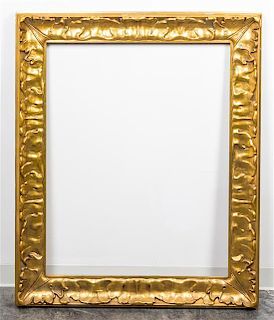 A Giltwood Frame Height 39 x width 48 inches.