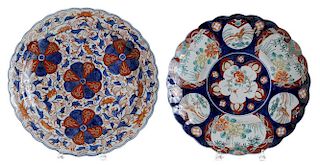 Two Finely Enameled Imari Porcelain