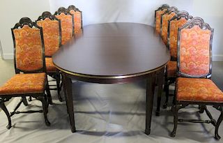 Dining Table and 8 Chairs.