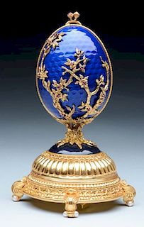 Faberge Firebird Egg With Bird Inside.