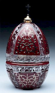 Faberge Egg with Cathedral.