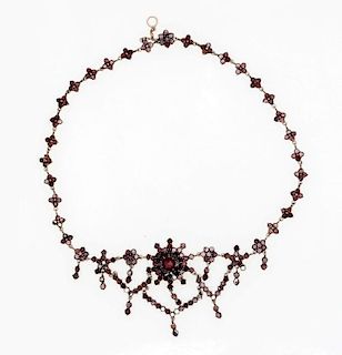 Antique Garnet Necklace.
