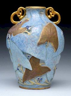 Paul Dachsel Ceramic Two Handled Vase.
