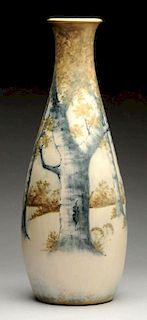 Paul Dachsel Ceramic Tall Forrest Vase.