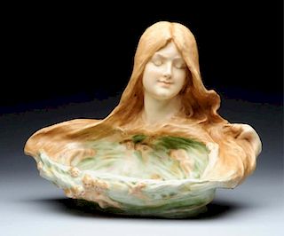 Amphora Ceramic Art Nouveau Centerpiece ﾓFatesﾔ.