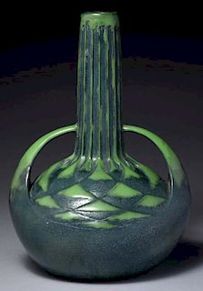 Paul Dachsel Ceramic Gingko Leaf Vase.