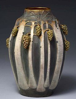Paul Dachsel Ceramic Pinecone Tree Vase.
