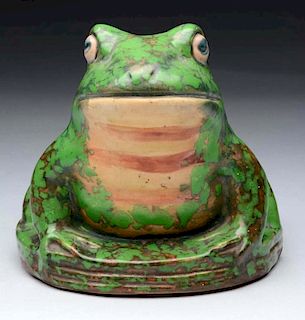 Weller Pottery Frog Figure.