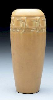 Rookwood Yellow Seahorse Vase.