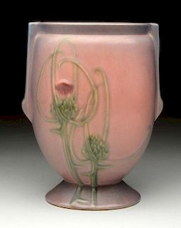 Purple Futura Roseville Pottery Vase.