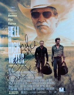 Ben Foster Gil Birmingham Autographed 11X14 Photo Hell or High Water