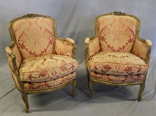 Pair of French Style Arm Chairs.