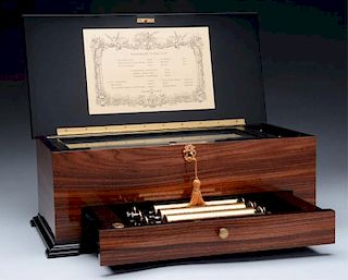 Reuge Interchangeable Cylinder Music Box.