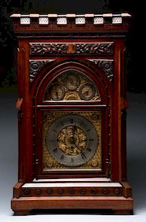 Oak Bracket Clock.