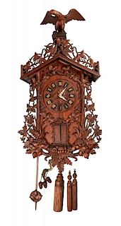 Wherle Black Forest Trumpeter Wall Clock.