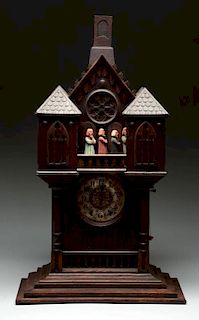 Black Forest Apostles Shelf Clock.