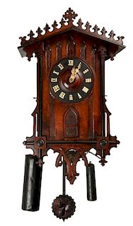 Black Forest Trumpeter 4 Note Wall Clock.
