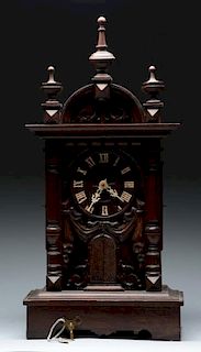 Black Forest Shelf Trumpeter Clock.