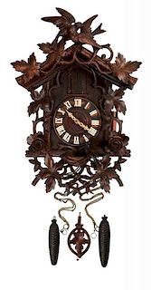 Black Forest Trumpeter Wall Clock.