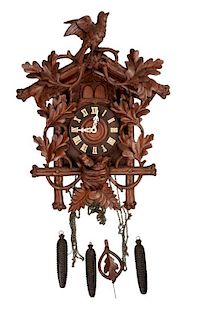 Black Forest Cuckoo/Quail Call Wall Clock.
