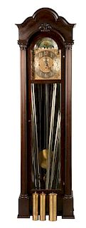 Herschede Nine Tube Tall Case Clock.