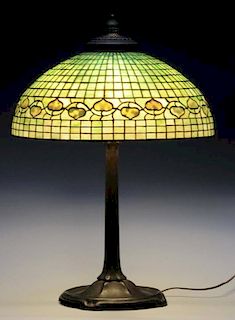 Tiffany Studios 20" Acorn Lamp.