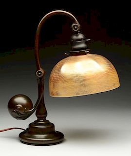 Tiffany Studios Counterbalance Desk Lamp.