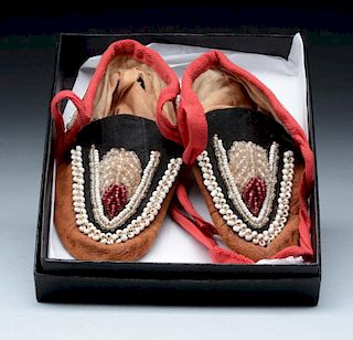 Child's Beaded Moccasins