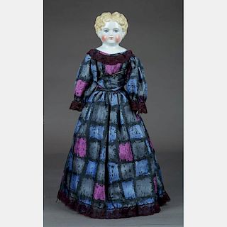 A German Alt, Beck & Gottschalck (ABG) 21in. China Head Doll, 19th/20th Century,