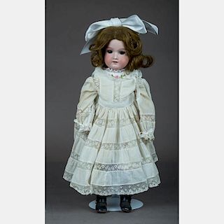 An Armand Marseille (Germany) 19in. Bisque Head Doll, 19th/20th Century,