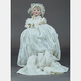 A German JDK 10in. Bisque Head Character Baby Doll, 19th/20th Century,