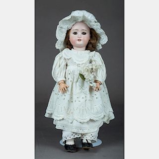 A Schoenau Hoffmeister 17in. Bisque Head Doll, 1909,