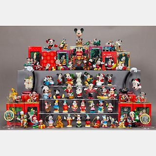 A Miscellaneous Collection of Mickey Mouse and Disney Christmas Ornaments, 20th Century,