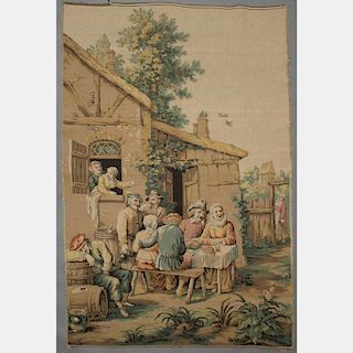 A Machine Made Wool and Cotton Tapestry, 20th Century.
