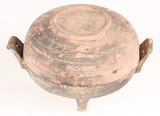 Chinese Han Dynasty Lidded Ritual Ding Vessel