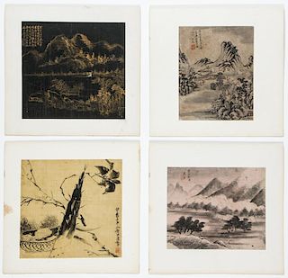4 Chinese Paintings