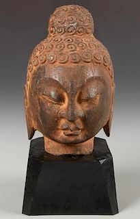 Southeast Asian Stone Buddha Head