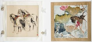 2 Contemporary Chinese Paintings
