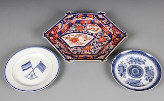 3 Asian Export Porcelain Dishes