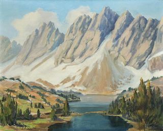 Vera C. M. Staples (1883-1954) High Sierras (California)